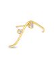 Zoe Chicco Zoe Chicco 14K Yellow Gold Diamond Angled Single Ear Climber, 0.08 tcw - 3