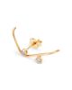 Zoe Chicco Zoe Chicco 14K Yellow Gold Diamond Angled Single Ear Climber, 0.08 tcw - 4
