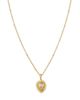 Zoe Chicco Zoe Chicco 14K Yellow Gold Diamond Bezel Beaded Pendant Necklace, 0.19 tcw - 1