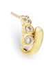 Zoe Chicco Zoe Chicco 14K Yellow Gold Diamond Graduated Bypass Huggie Hoop Earrings, 0.23 tcw - 4