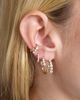 Zoe Chicco Zoe Chicco 14K Yellow Gold Diamond Graduated Bypass Huggie Hoop Earrings, 0.23 tcw - 5
