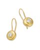 Zoe Chicco Zoe Chicco 14K Yellow Gold Diamond Solitaire Brushed Bezel Drop Earrings, 0.40 tcw - 3