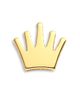 Zoe Chicco Zoe Chicco 14K Yellow Gold Itty Bitty Symbols Crown Single Stud Earring - 1