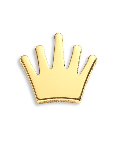 Zoe Chicco Zoe Chicco 14K Yellow Gold Itty Bitty Symbols Crown Single Stud Earring