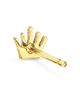 Zoe Chicco Zoe Chicco 14K Yellow Gold Itty Bitty Symbols Crown Single Stud Earring - 4