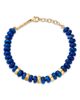Zoe Chicco Zoe Chicco 14K Yellow Gold Lapis Rondelle Bead Bracelet - 1