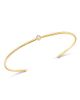 Zoe Chicco Zoe Chicco 14K Yellow Gold Prong Diamond Cuff, 0.10 tcw - 1