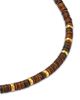 Zoe Chicco Zoe Chicco 14K Yellow Gold Tiger's Eye Heishi Bead & Rondelle Collar Necklace, 16-18 - 3