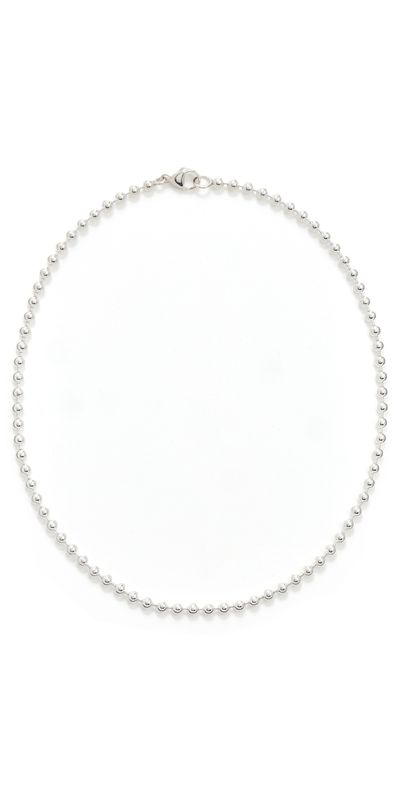 Zoe Chicco Zoe Chicco Sterling Silver 4mm Bead Chain Necklace Sterling Silver One