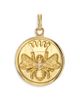 Zoe Lev Zoe Lev 14K Yellow Gold Diamond Queen Bee Medallion Pendant - 1