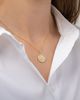 Zoe Lev Zoe Lev 14K Yellow Gold Diamond Queen Bee Medallion Pendant - 3