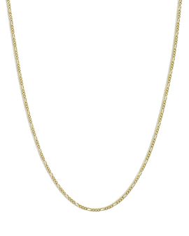 Zoe Lev Zoe Lev 14K Yellow Gold Fine Figaro Link Chain Necklace, 18