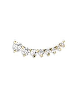 Zoe Lev Zoe Lev 14K Yellow Gold Lab Grown Diamond Left Ear Crawler