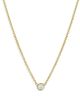 Zoe Lev Zoe Lev 14K Yellow Small Bezel Diamond Necklace, 16-18 - 1
