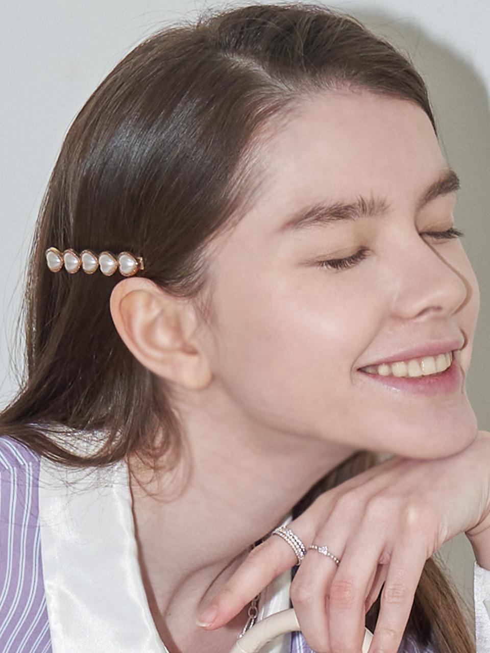 ZOENA Toto Heart Hair Clip