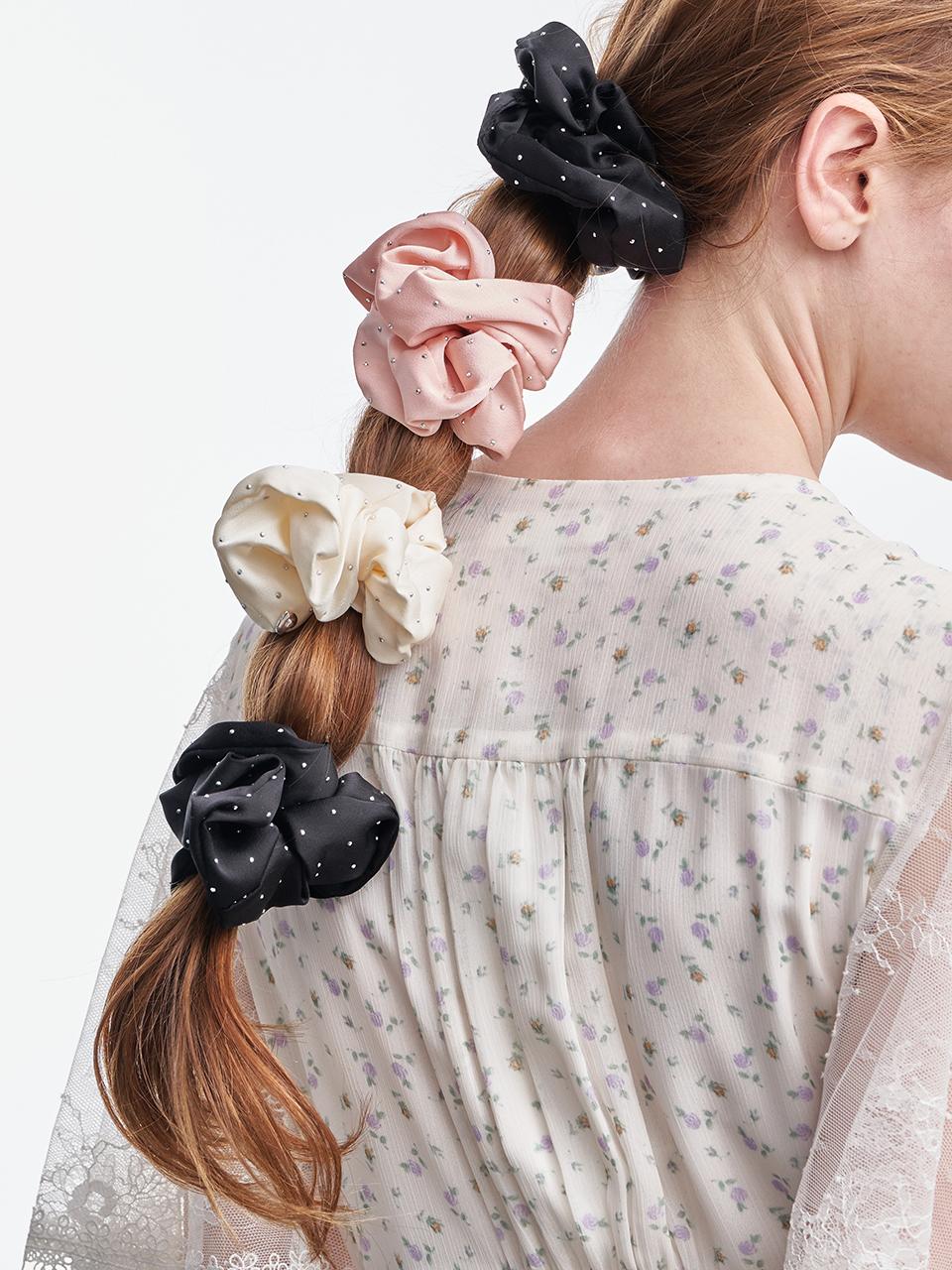 ZOENA Way Pastel Hair Ties [White]