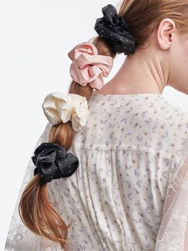 ZOENA Way Pastel Hair Ties [White]