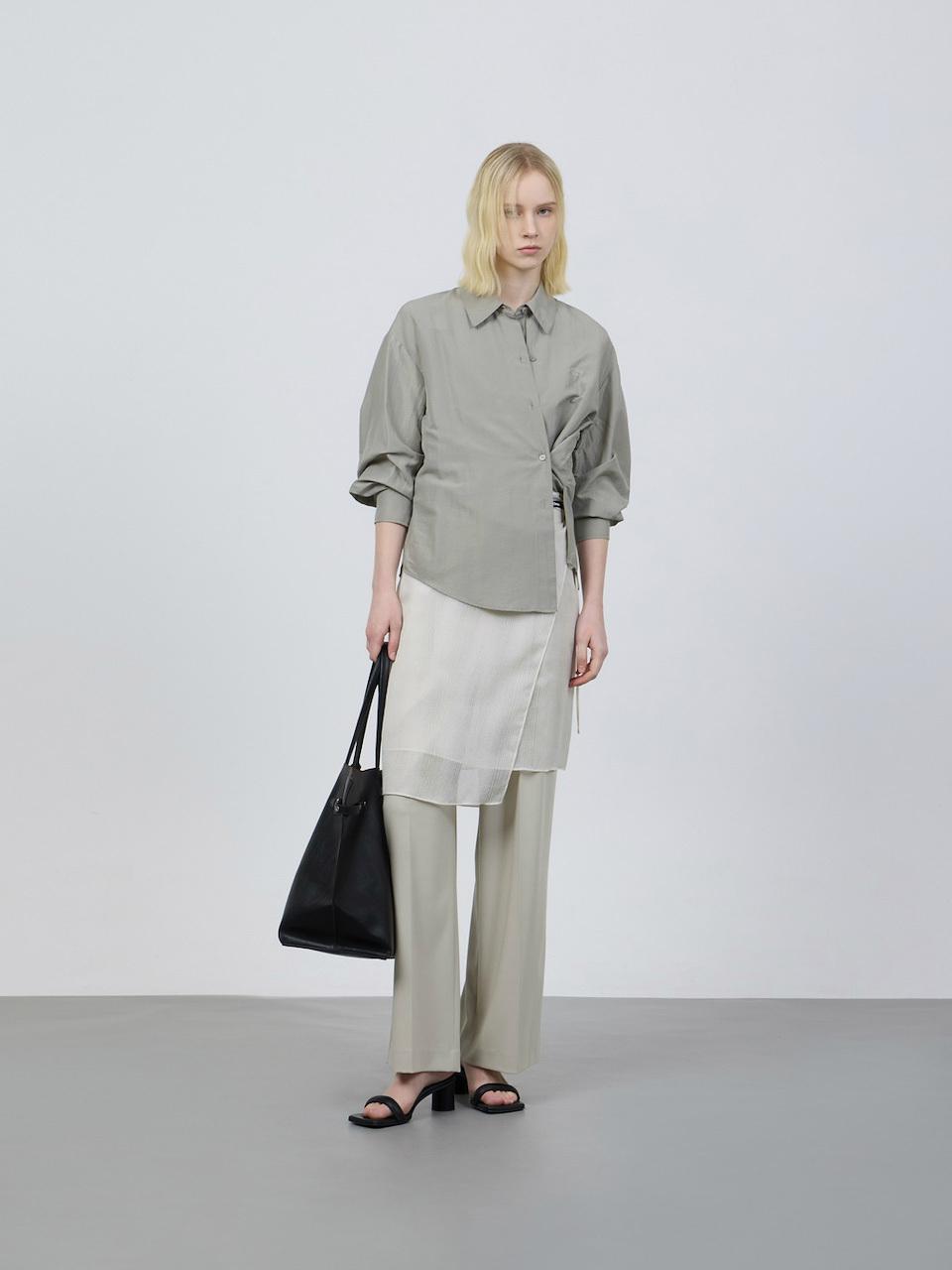 ZOOC Double Button Nylon Shirt (Z252MSC006)