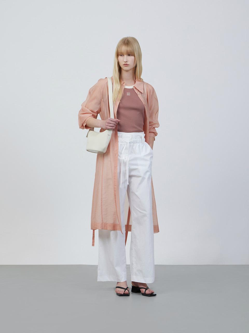 ZOOC Drawstring Casual Pants (Z252MSA014) [WH]