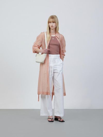 ZOOC Drawstring Casual Pants (Z252MSA014) [WH]