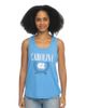ZOOZATZ Women's ZooZatz Carolina Blue North Carolina Tar Heels Everyday Tri-Blend Tank Top - 4