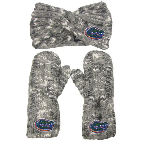 ZOOZATZ Women's ZooZatz Florida Gators Logo Marled Headband and Mitten Set