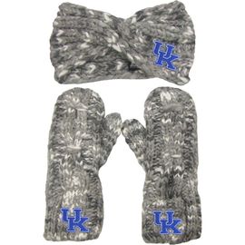 ZOOZATZ Women's ZooZatz Kentucky Wildcats Logo Marled Headband and Mitten Set