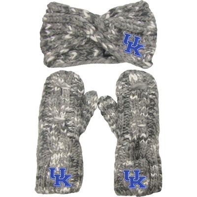 ZOOZATZ Women's ZooZatz Kentucky Wildcats Logo Marled Headband and Mitten Set