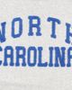 ZOOZATZ Women's ZooZatz Oatmeal North Carolina Tar Heels Core Chenille Cropped Pullover Sweatshirt - 4