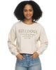 ZOOZATZ Women's ZooZatz Tan Georgia Bulldogs Cropped Crewneck Sweatshirt  - 1