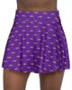 ZOOZATZ Women's ZooZatz Purple LSU Tigers All-Over Print Flowy Skort  - 1
