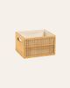 Zsa Zsa Zsu Zsa Zsa Zsu Dali Woody Small Woven Basket in Beige at Urban Outfitters - 2