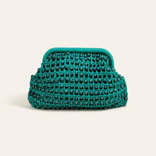 Zsa Zsa Zsu Zsa Zsa Zsu Delhi 100% Raffia Clutch Bag 10 x 6