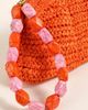 Zsa Zsa Zsu Zsa Zsa Zsu Delhi Raffia Clutch Bag in Orange, Women's at Urban Outfitters - 3