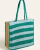 Zsa Zsa Zsu Zsa Zsa Zsu Delhi Raffia Shoulder Bag in Blue, Women's at Urban Outfitters - 1