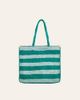 Zsa Zsa Zsu Zsa Zsa Zsu Delhi Raffia Shoulder Bag in Blue, Women's at Urban Outfitters - 3