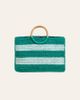 Zsa Zsa Zsu Zsa Zsa Zsu Delhi Raffia Tote Bag in Blue, Women's at Urban Outfitters - 1