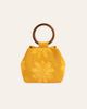 Zsa Zsa Zsu Zsa Zsa Zsu Delhi Raffia Tote Bag in Yellow, Women's at Urban Outfitters - 3