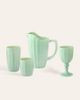 Zsa Zsa Zsu Zsa Zsa Zsu Henan Glass Jug in Green at Urban Outfitters - 2