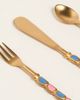 Zsa Zsa Zsu Zsa Zsa Zsu Rampur Stainless Steel Cutlery Set in Dark Green at Urban Outfitters - 2