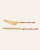Zsa Zsa Zsu Zsa Zsa Zsu Rampur Steel Cake Serving Set in Pink at Urban Outfitters - 2
