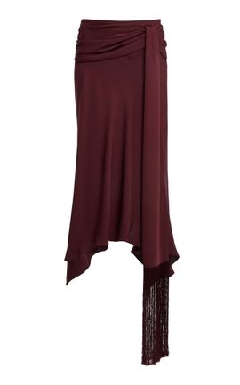 Zuhair Murad Zuhair Murad Asymmetrical Cady Midi Skirt