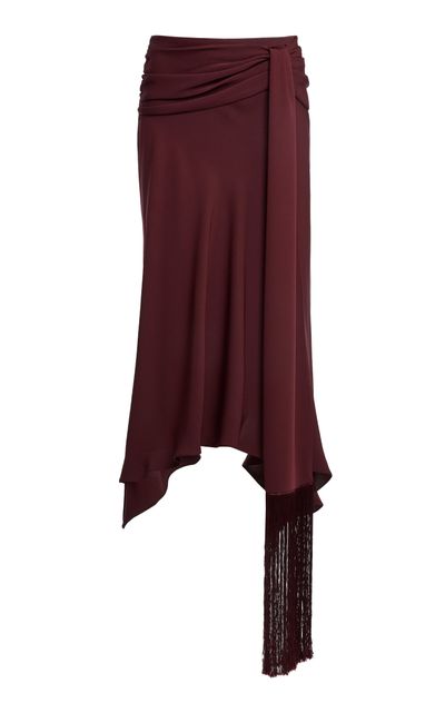 Zuhair Murad Zuhair Murad Asymmetrical Cady Midi Skirt