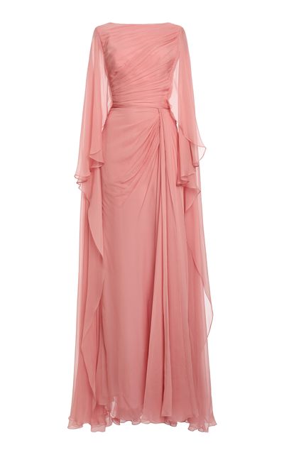 sachin and babi light blue dress Vince Camuto Chiffon Puff Sleeve Dress