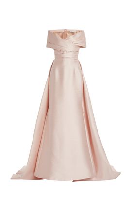 Zuhair Murad Zuhair Murad CottonShantung Draped Maxi Dress