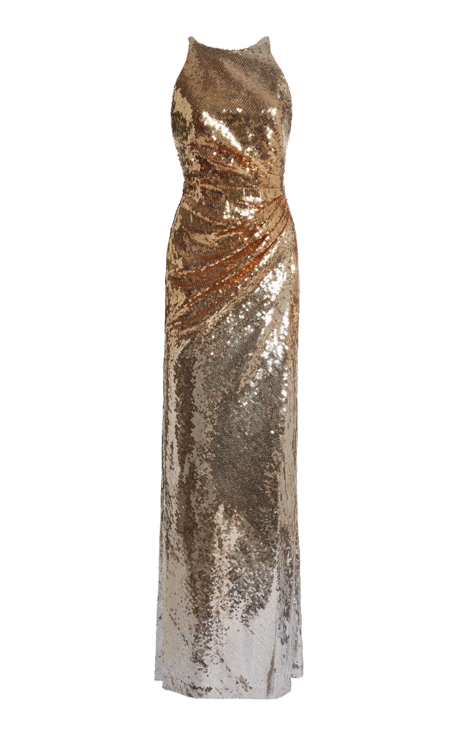 Zuhair Murad Zuhair Murad Degrade Sequins Long Dress With Slit