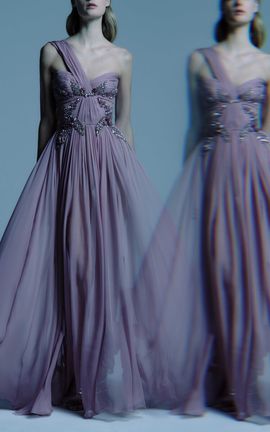 Zuhair Murad Zuhair Murad Embroidered Chiffon Dress