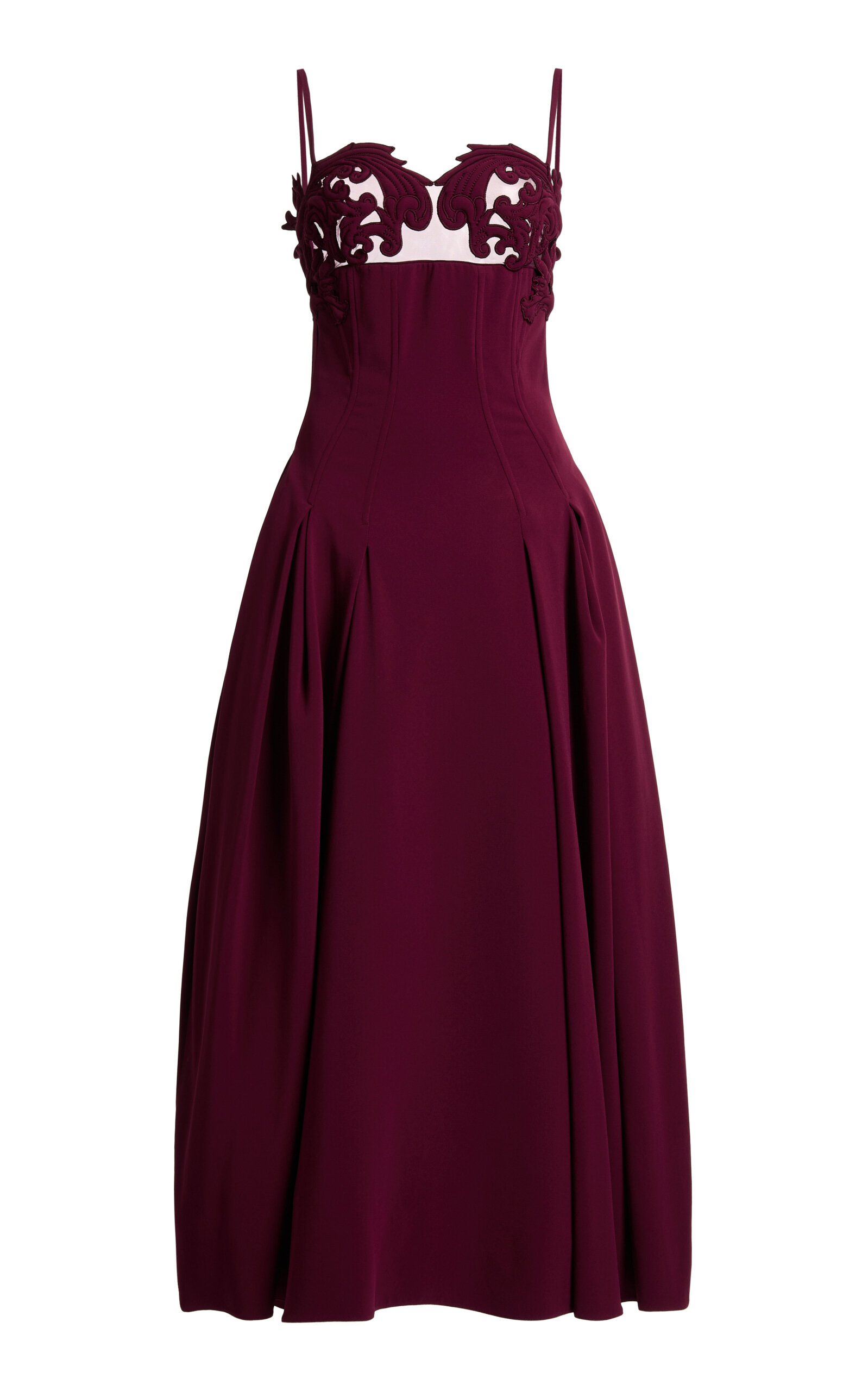 zuhair murad midi dress jennierubyjane wears a burgundy bustier midi dress adorned with crystals to the 2025 Billboard Women in Music. #ZuhairMurad