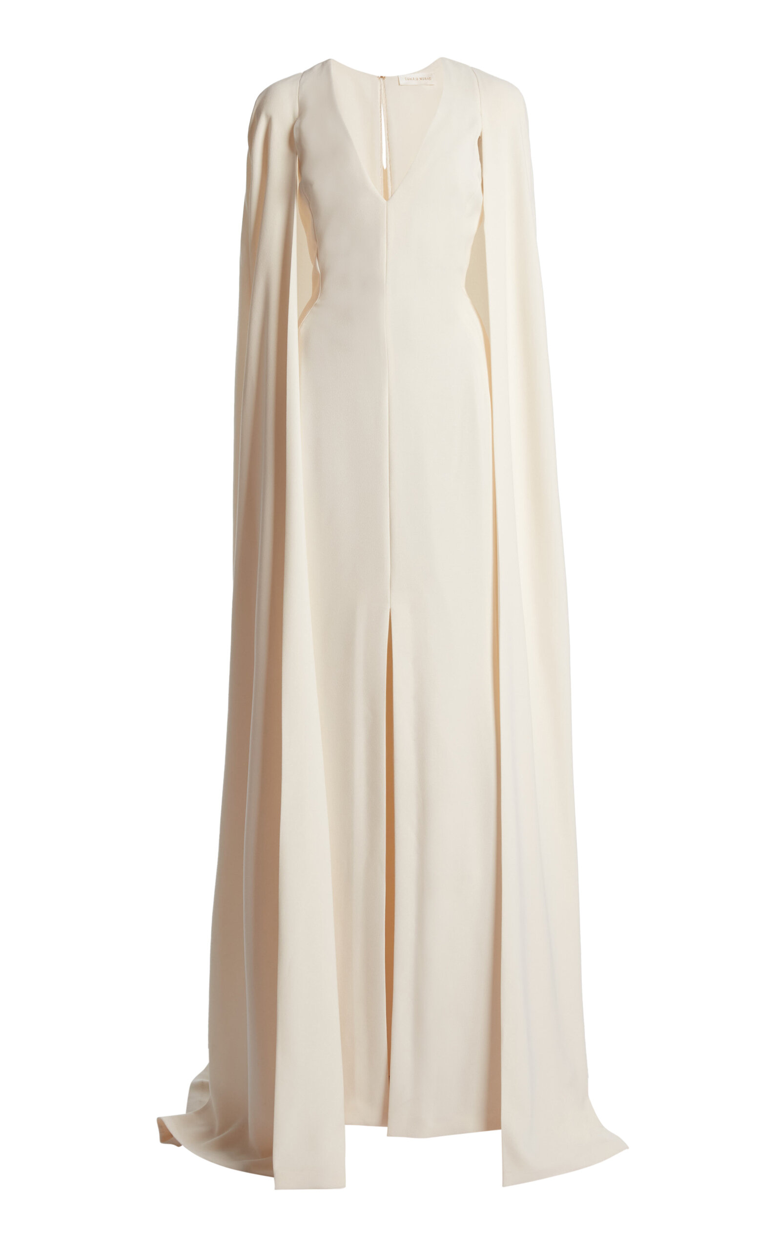 Zuhair Murad Zuhair Murad Light Cady Long Cape Dress