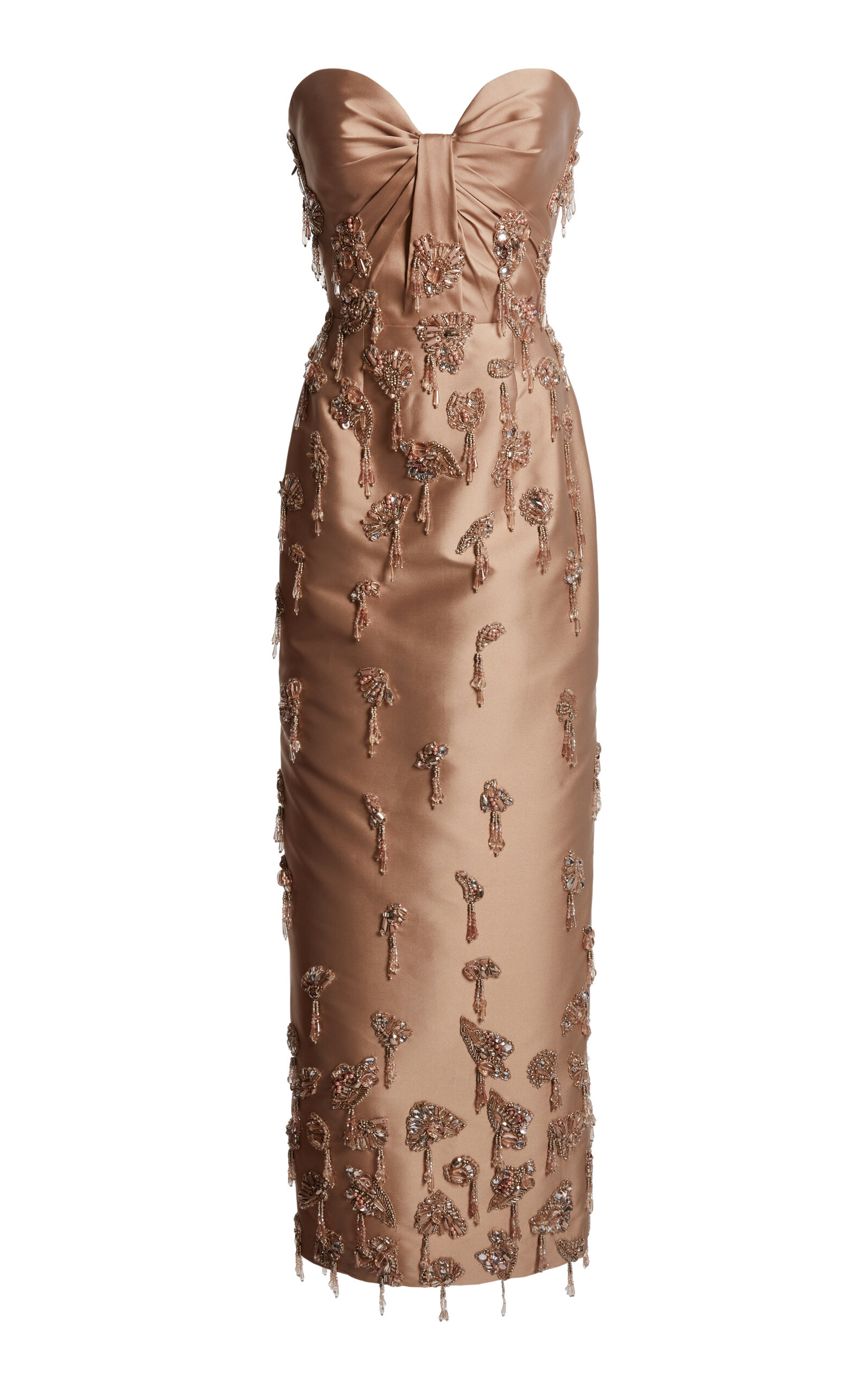 Zuhair Murad Zuhair Murad Mikado Embroidered OffShoulder Ankle/Dress